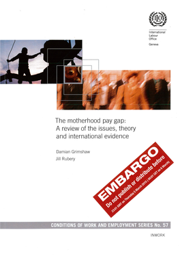 The Motherhood Pay Gap: a Review of the Issues, Theory and International Evidence