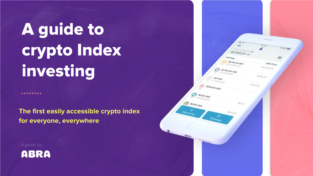 A Guide to Crypto Index Investing
