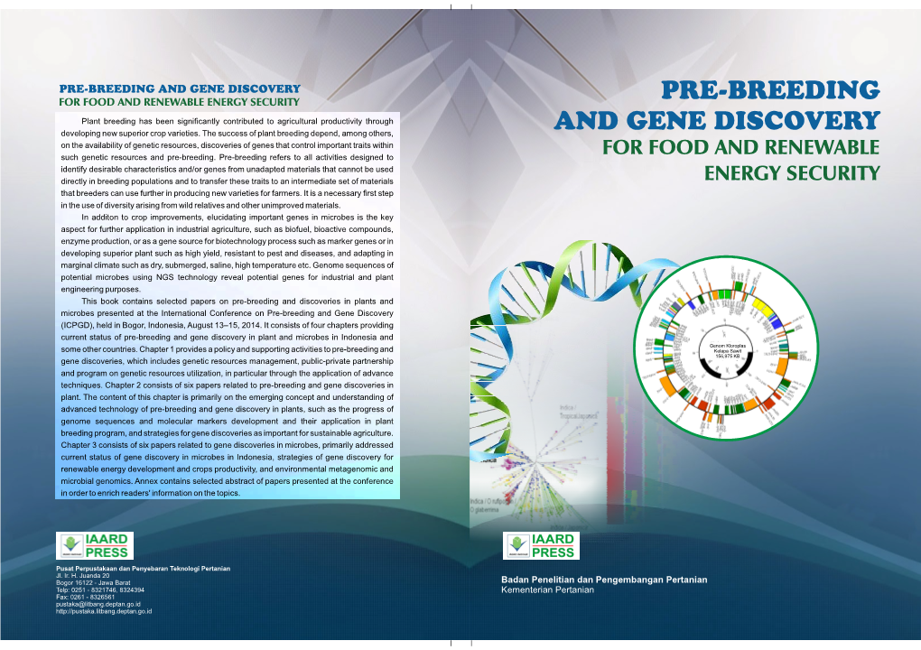 Pre-Breeding and Gene Discovery Pre-Breeding for Food and Renewable Energy Security