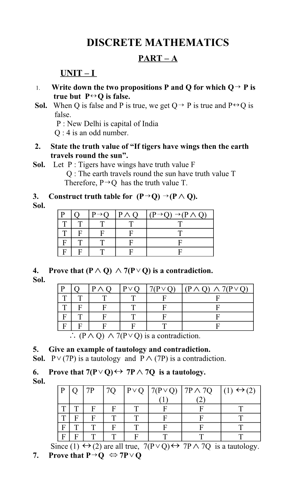 Discrete Mathematics