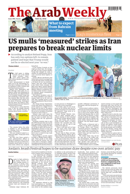 Strikes As Iran Prepares to Break Nuclear Limits