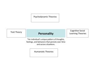 Personality Learning Theories