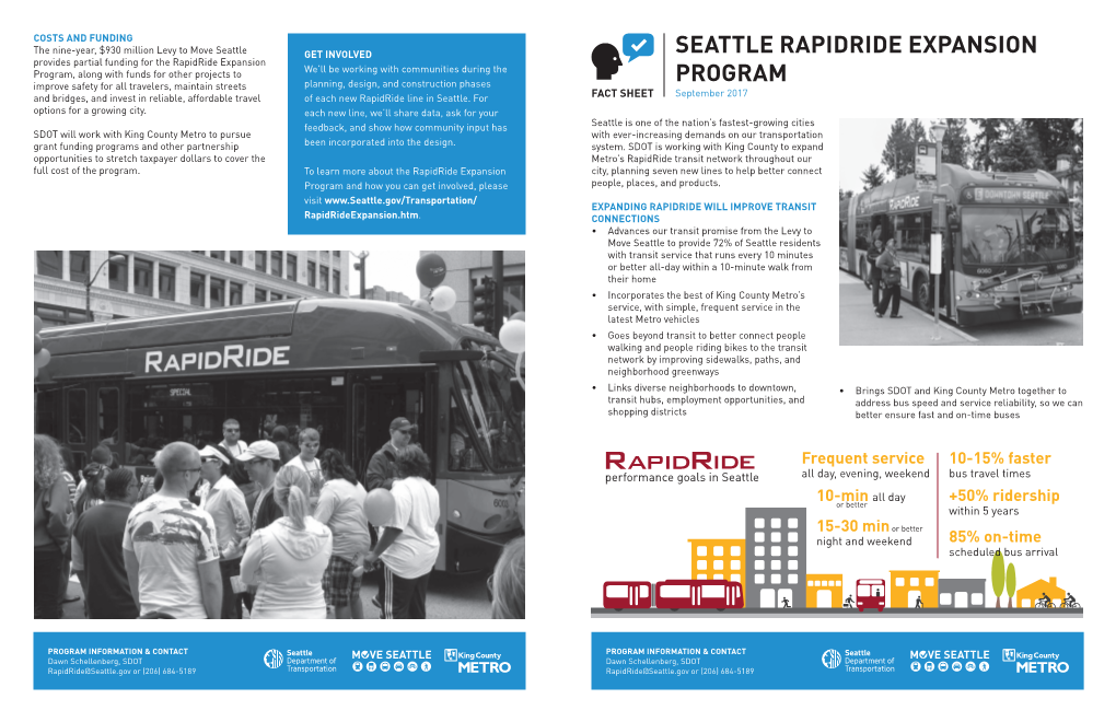 Seattle Rapidride Expansion Program