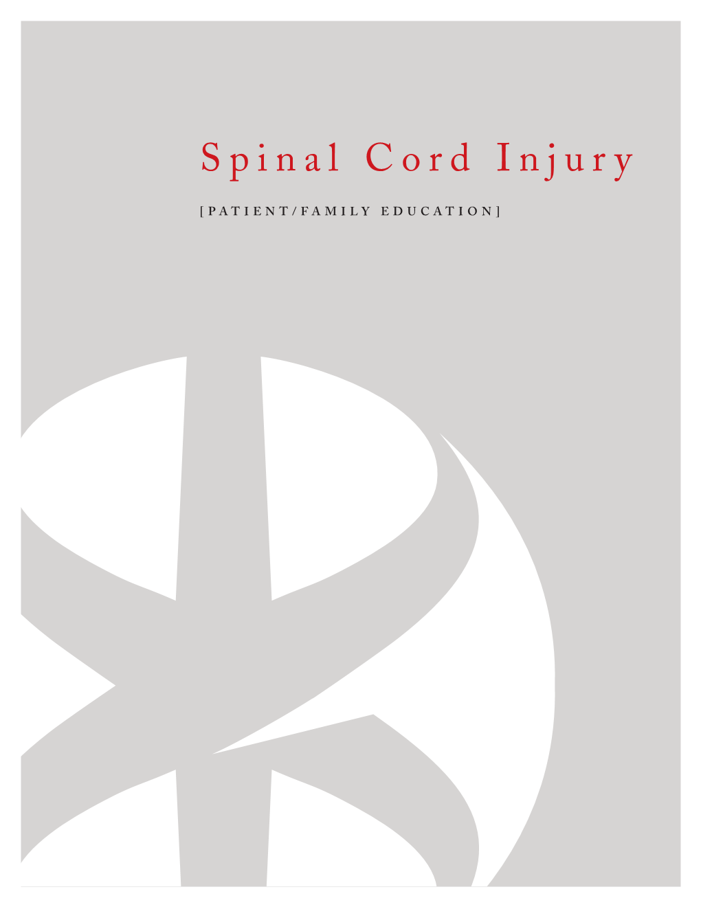 Spinal Cord Injury