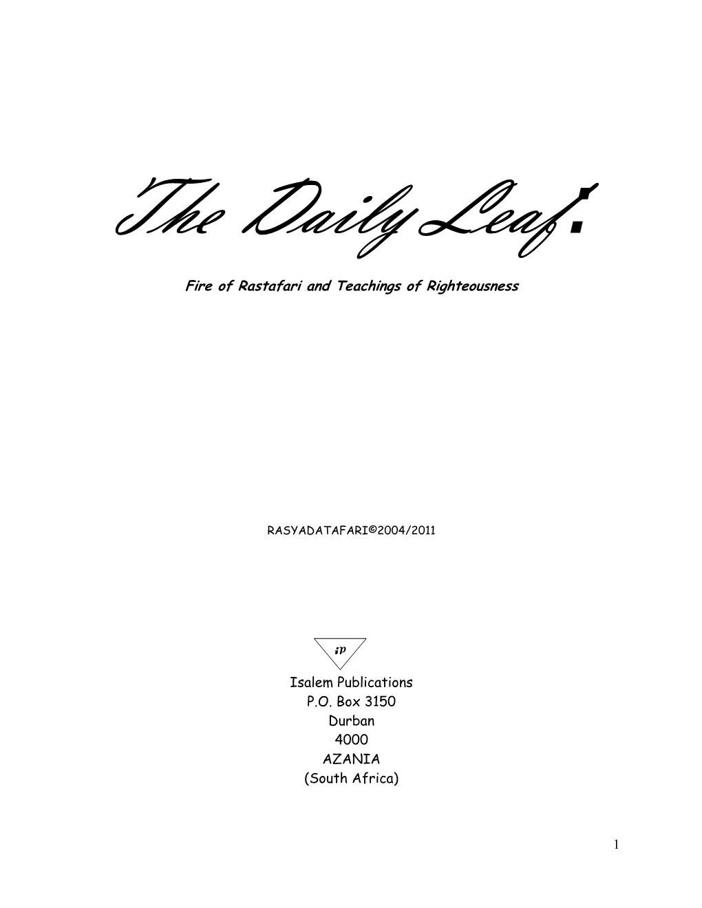 The Daily Leaf