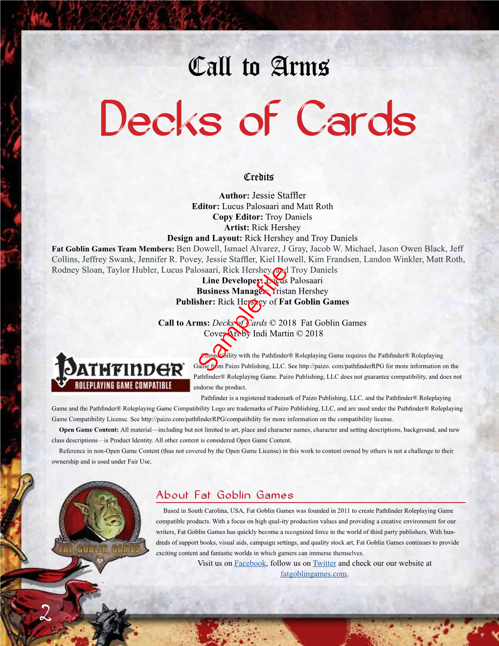 Decks of Cards