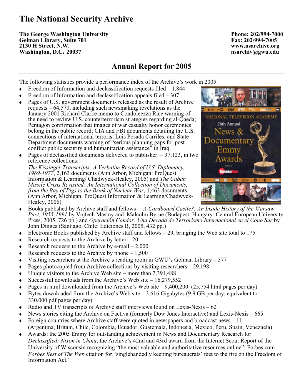 2005 Annual Report