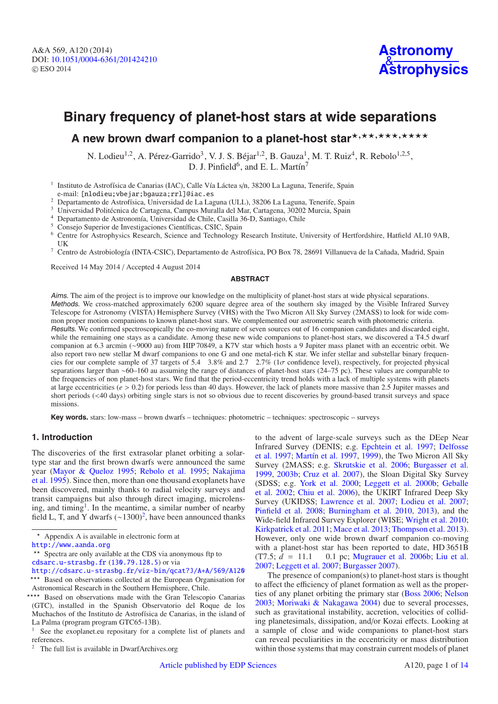 Binary Frequency of Planet-Host Stars at Wide Separations a New Brown Dwarf Companion to a Planet-Host Star�,��,���,���� N