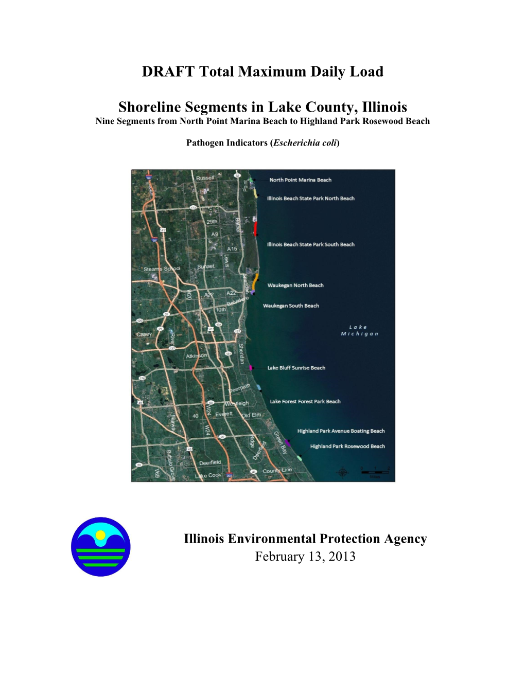 DRAFT Total Maximum Daily Load Shoreline Segments in Lake