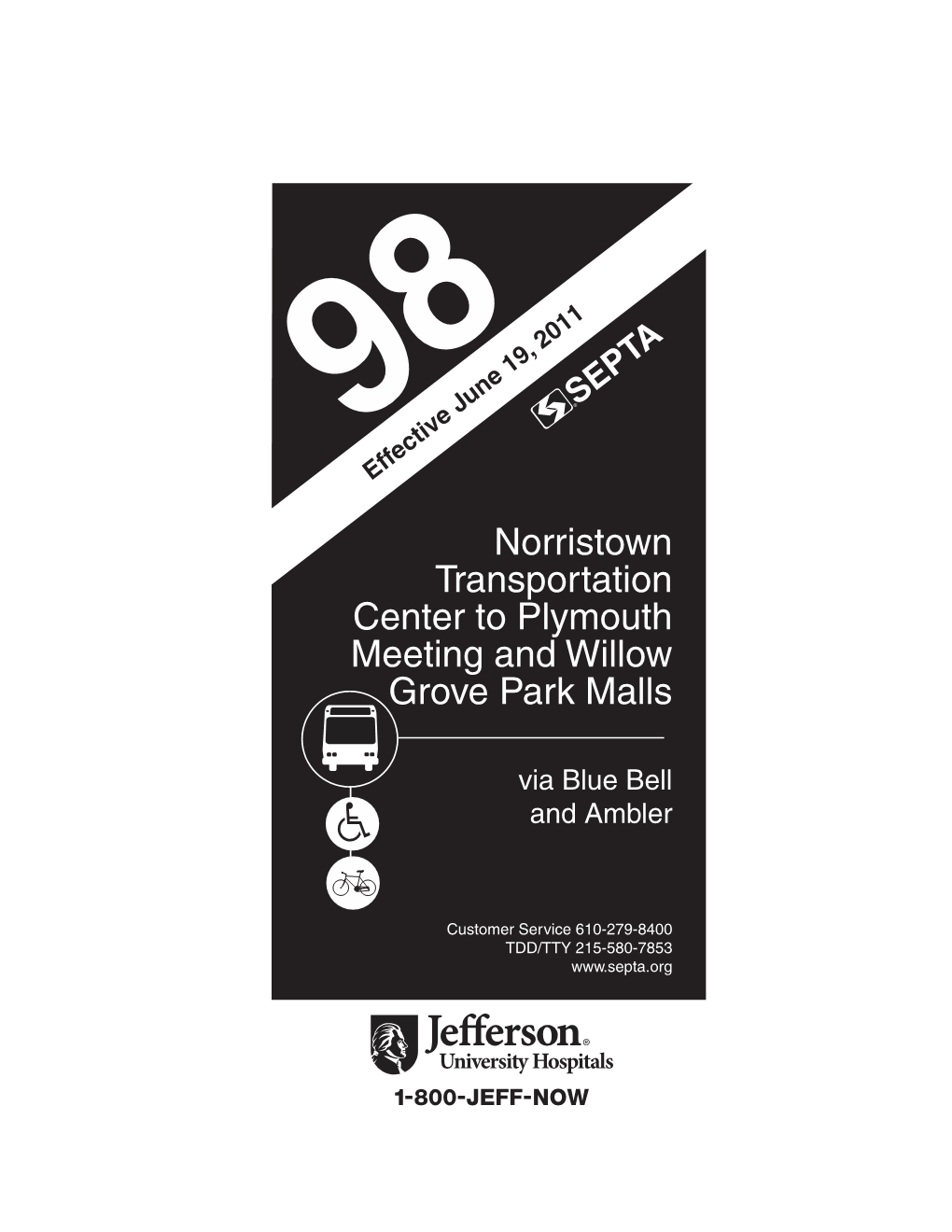 Norristown Transportation Center to Plymouth Meeting and Willow Grove Park Malls