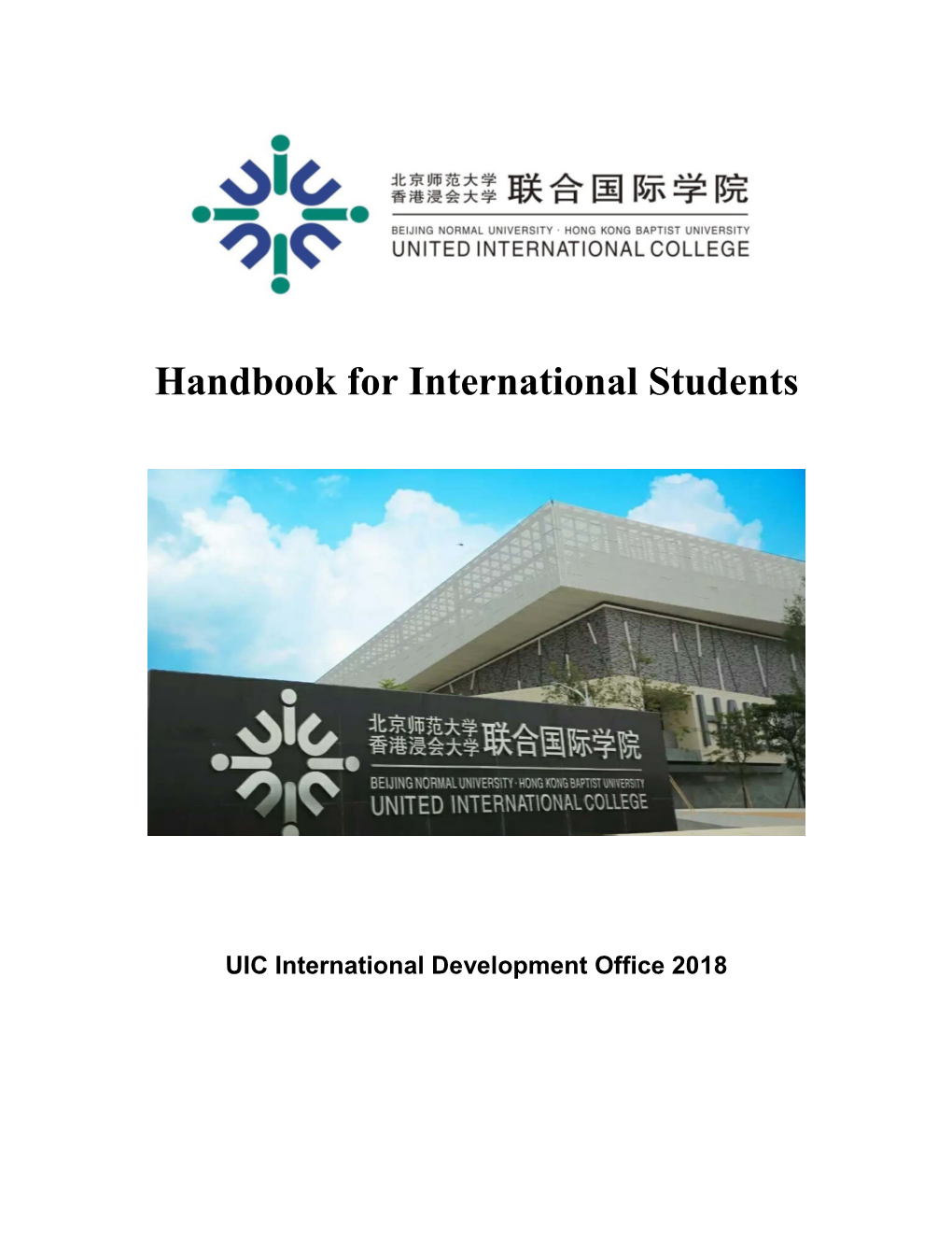 International Student Handbook.Pdf