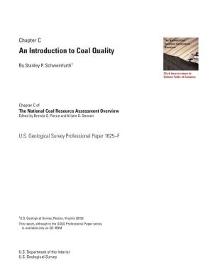 C) an Introduction to Coal Quality