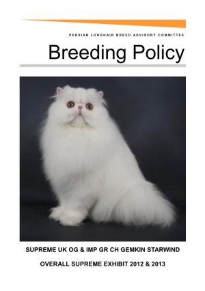Breeding Policy