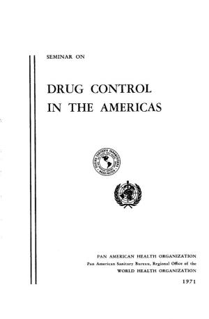 Drug Control in the Americas