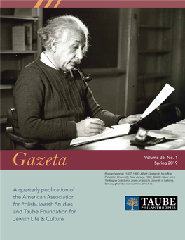 Gazeta Spring 2019 Roman Vishniac (1897-1990) Albert Einstein in His Office, Princeton University, New Jersey, 1942
