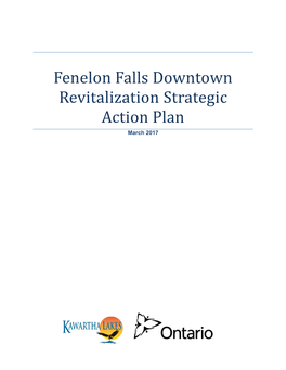 Fenelon Falls Downtown Revitalization Strategic Action Plan March 2017
