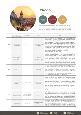 Vienna Architecture Guide 2020