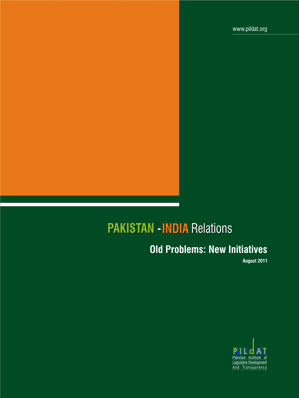 Pakistan-India Relations