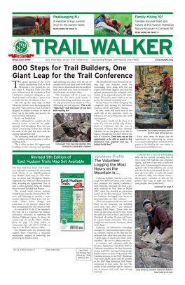 Trail Walker Letters, NY-NJ Trail Conference Awards