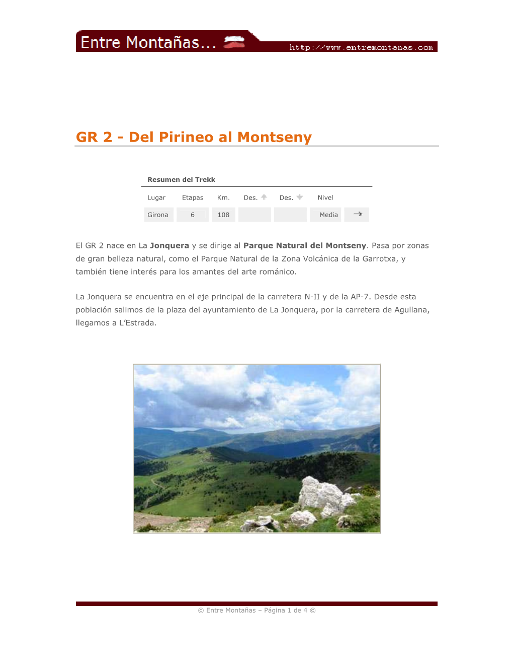 Del Pirineo Al Montseny