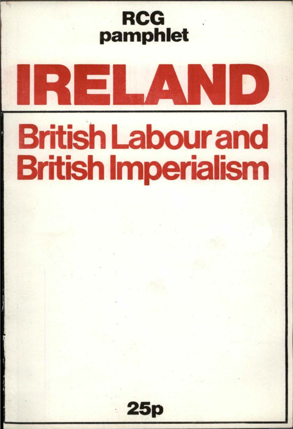IRELAND: British Labour and British Imperialism