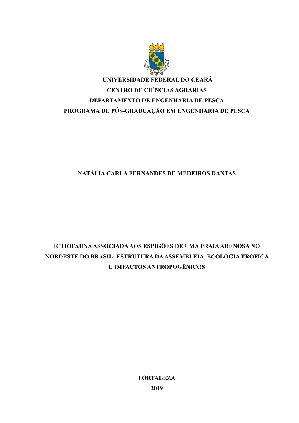 12 Universidade Federal Do Ceará Centro De Ciências