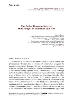 The Gothic Uncanny: Selected Mind-Images in Literature and Film