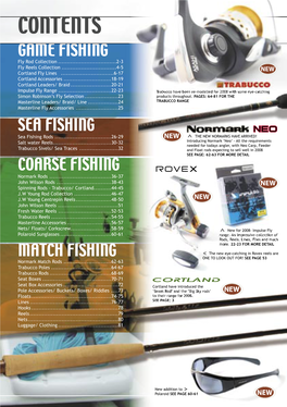 CONTENTS GAME FISHING Fly Rod Collection