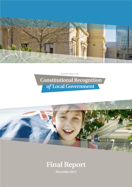 Expert Panel on Constitutional Recognition of Local Government