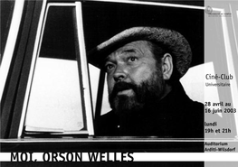 Orson Welles Universitaire