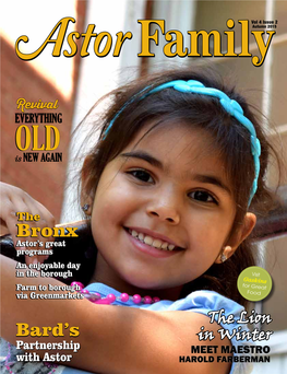 Astor Family Magazine – Fall 2015