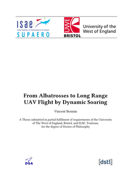 From Albatrosses to Long Range UAV Flight by Dynamic Soaring