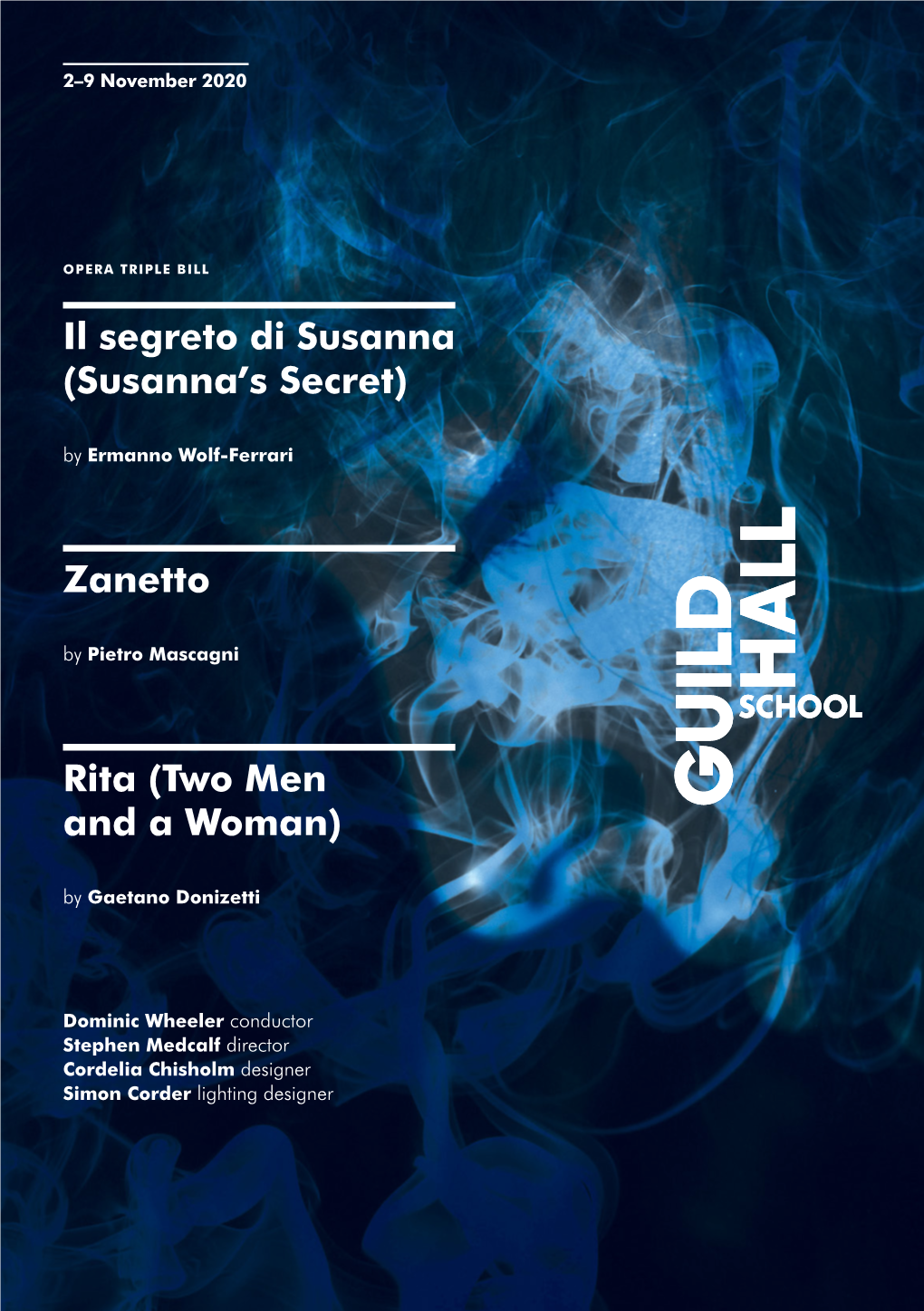 Opera Triple Bill 2020 Programme