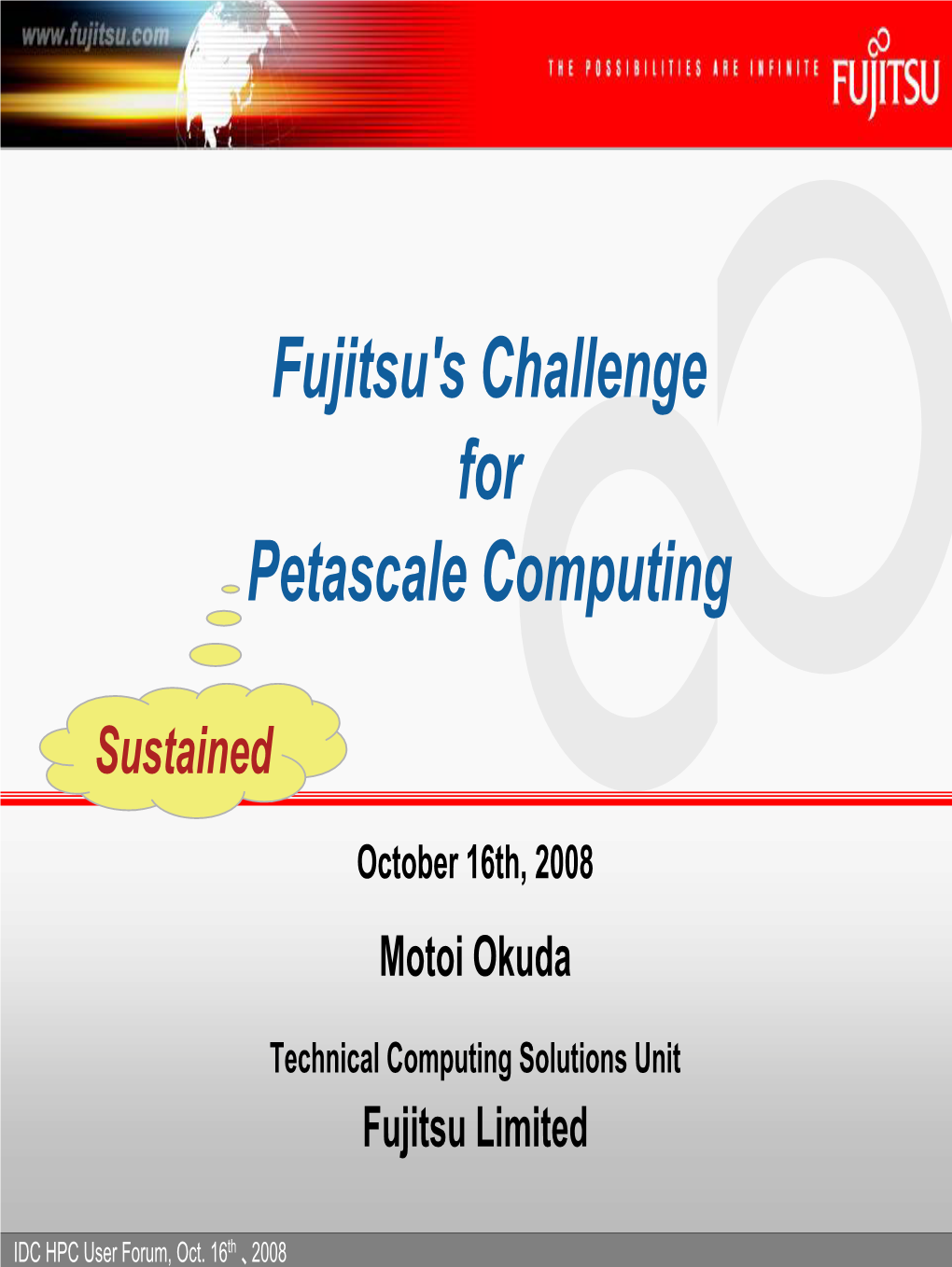 Fujitsu's Vision for High Performance Computing