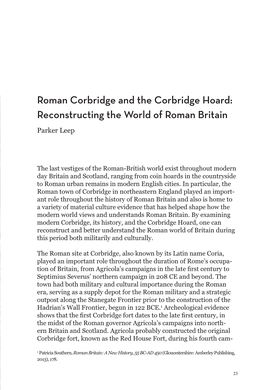 Reconstructing the World of Roman Britain