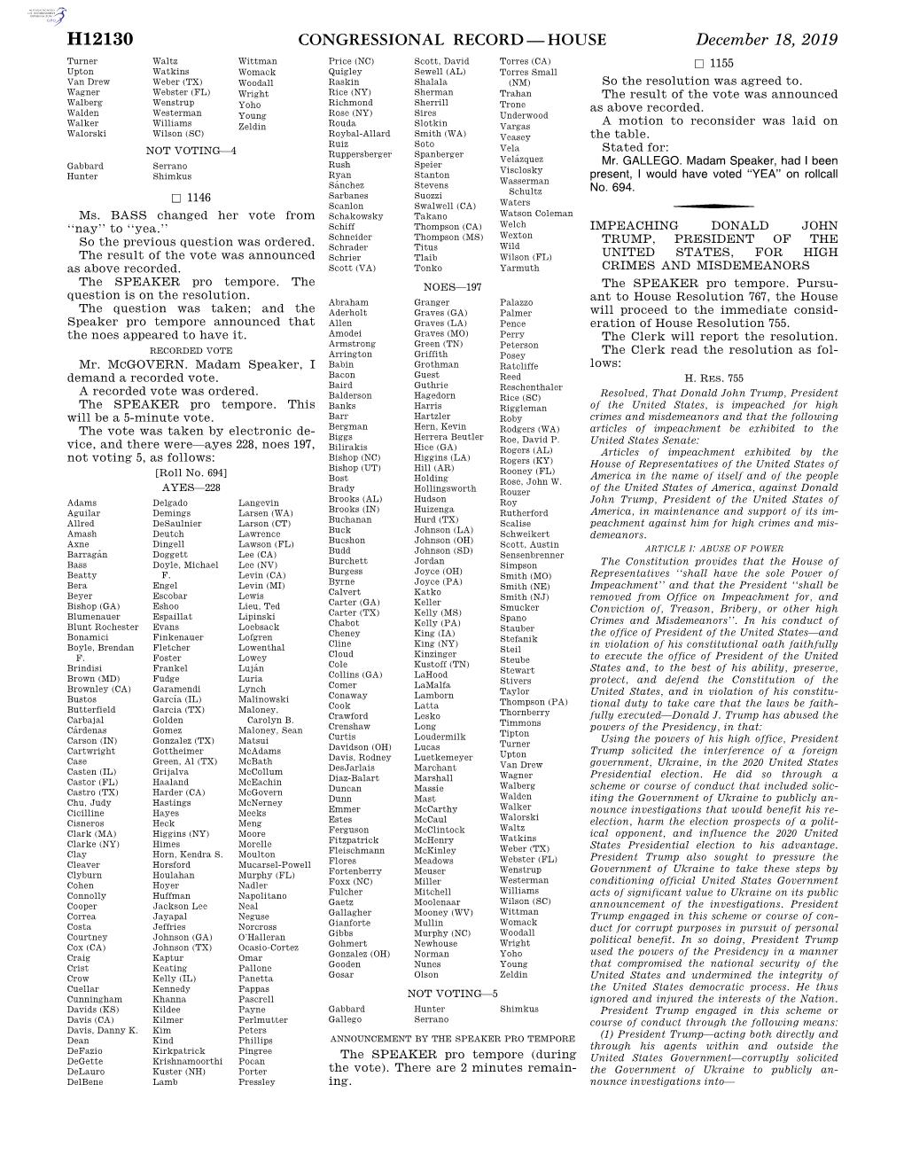 Congressional Record—House H12130