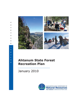 Ahtanum State Forest Recreation Plan January 2010