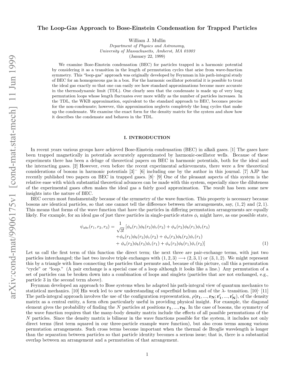 The Loop-Gas Approach to Bose-Einstein Condensation For