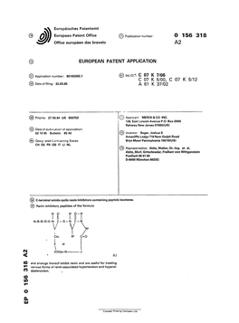 C-Terminal Amide Cyclic Renin Inhibitors Containing Peptide Isosteres