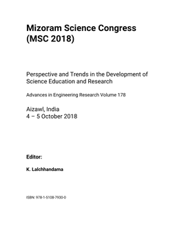 Perspective and Trends in the Development of Science Education and Research