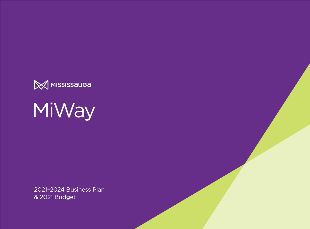 Miway – 2021 Budget