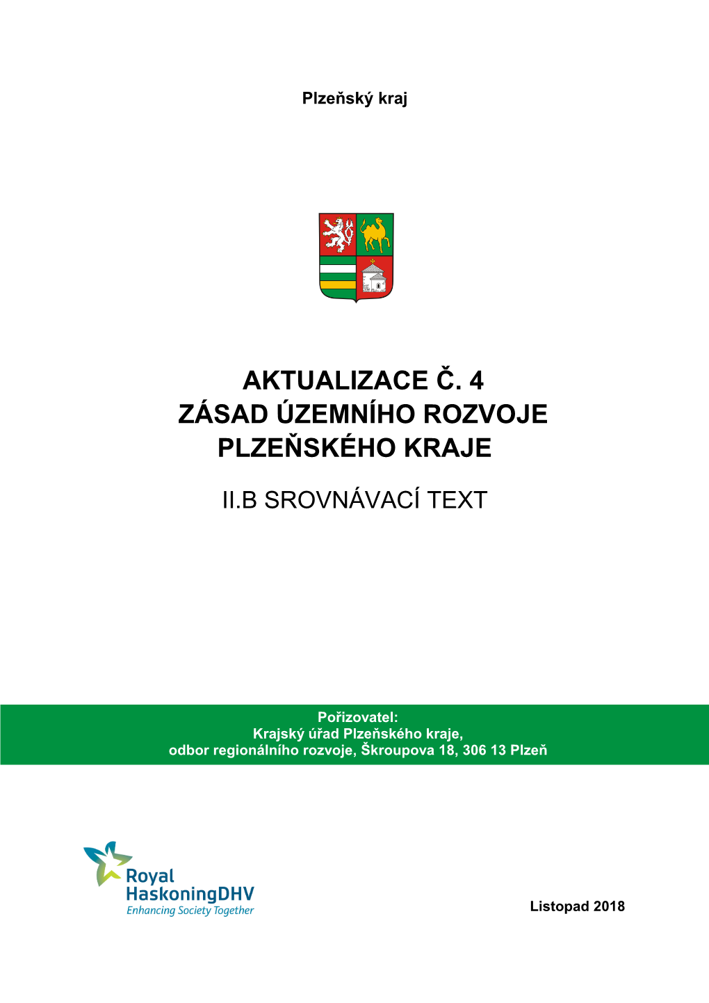 Aktualizace Č. 4 Zásad Územního Rozvoje Plzeňského Kraje