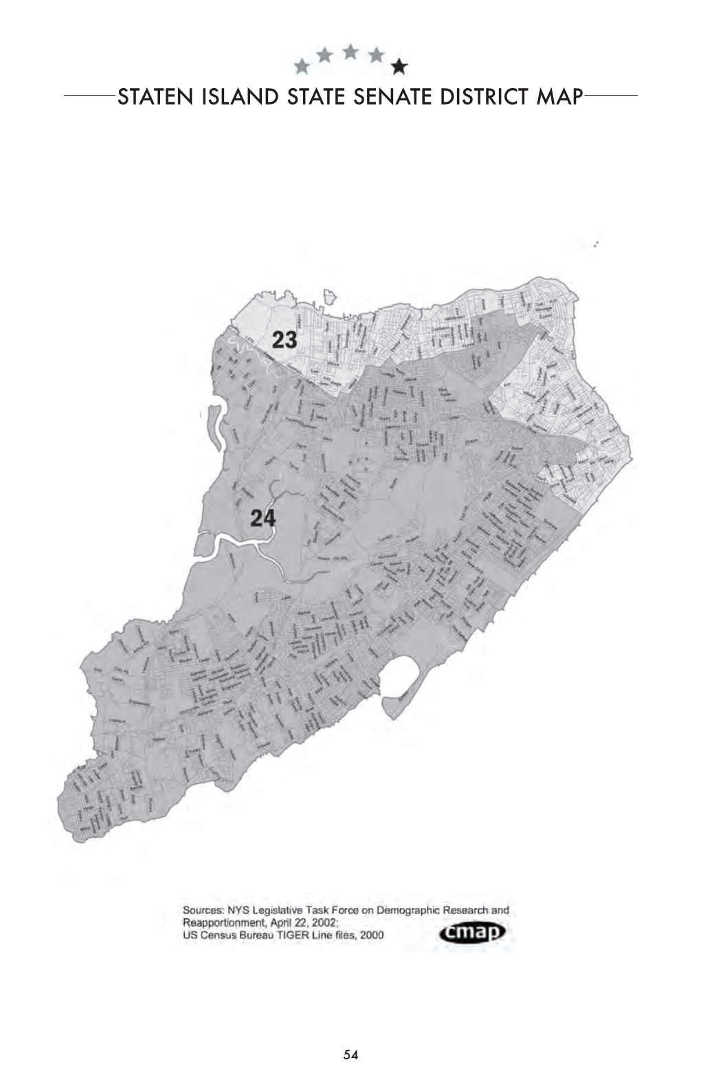 Staten Island State Senate District Map