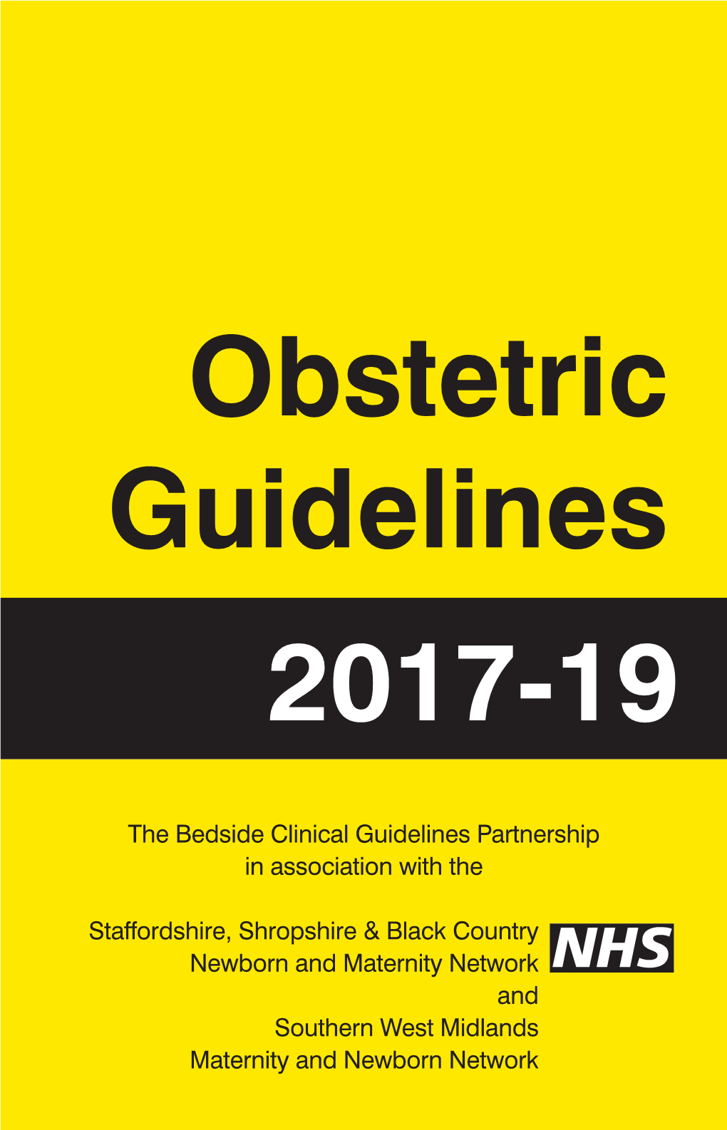 Obstetric Guidelines 2017-19