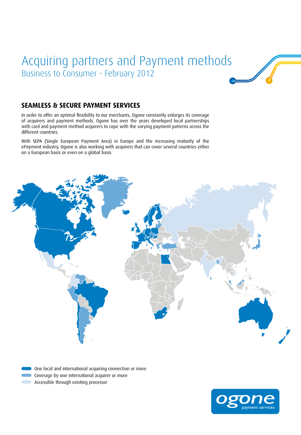 Acquiring Partners and Payment Methods Business to Consumer - February 2012