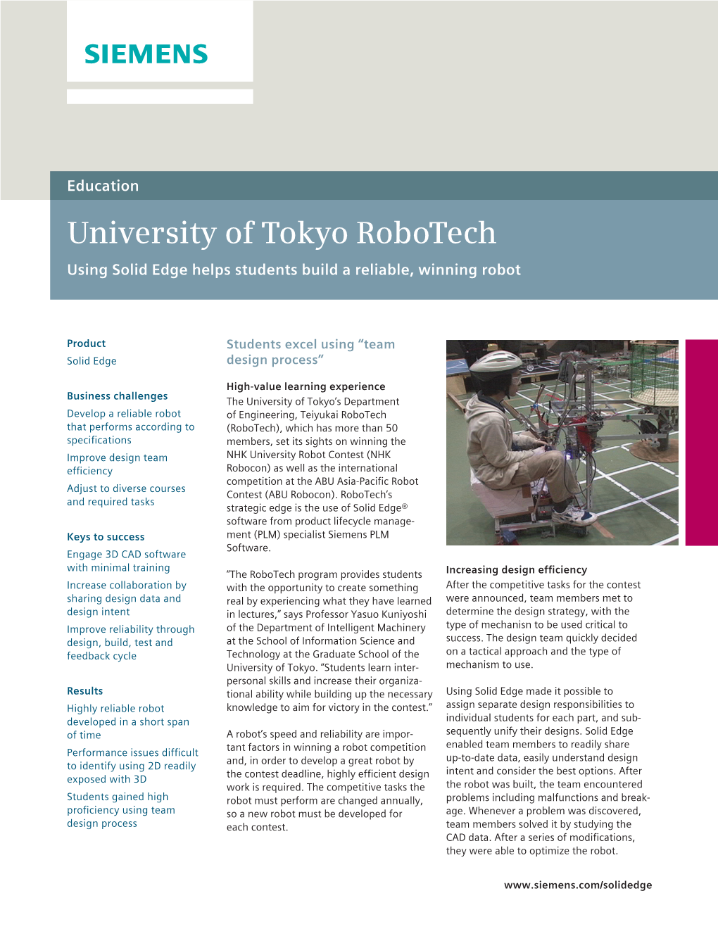 University of Tokyo Robotech