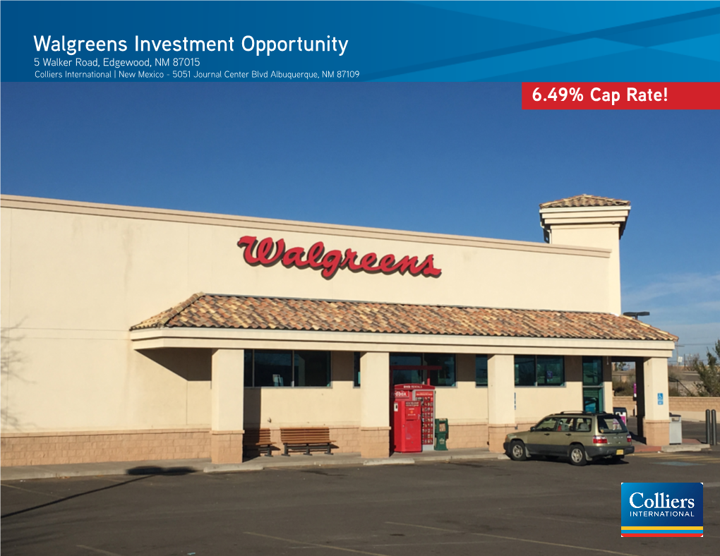 Walgreens Investment Opportunity