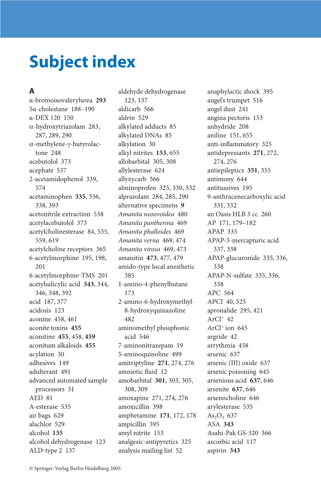 Subject Index 659