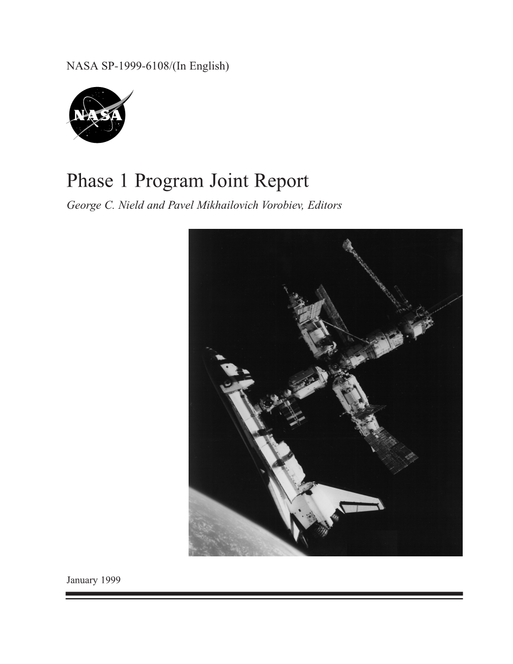 Phase 1 Program Joint Report George C