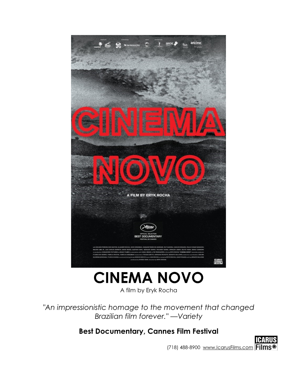 CINEMA NOVO a Film by Eryk Rocha